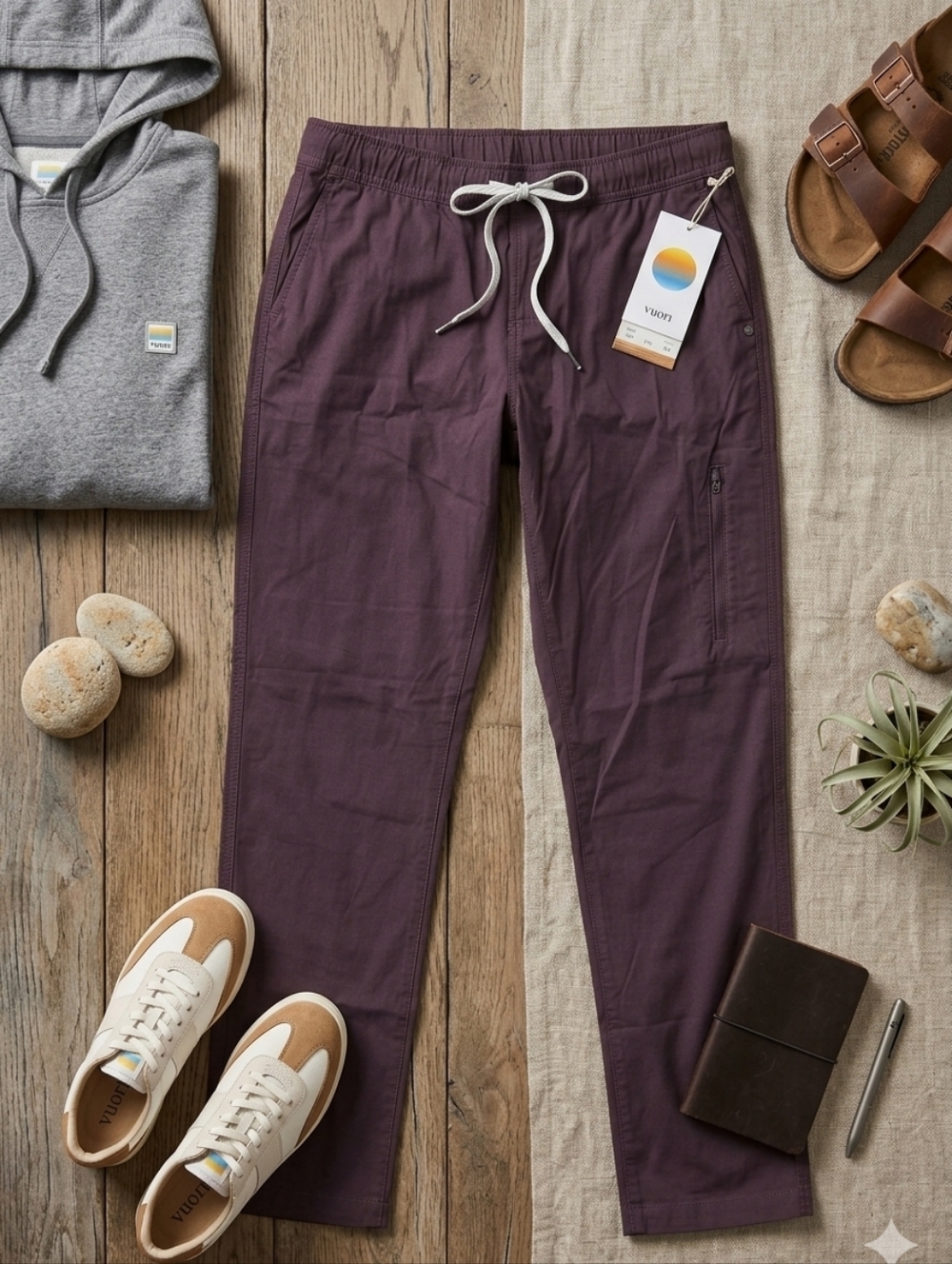 NWT Vuori Ripstop Crop Pants - Chestnut Brown - Women's Size Med